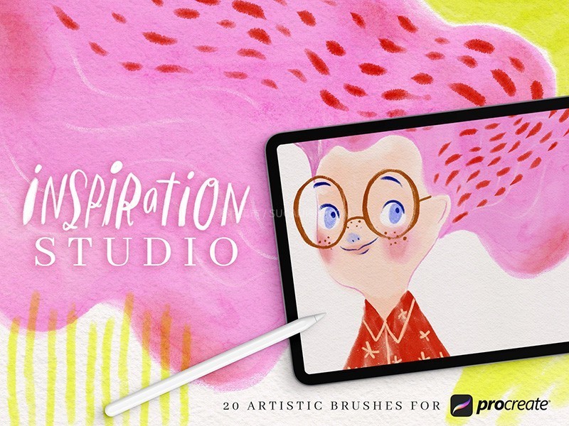 Procreate油画棒肌理笔刷